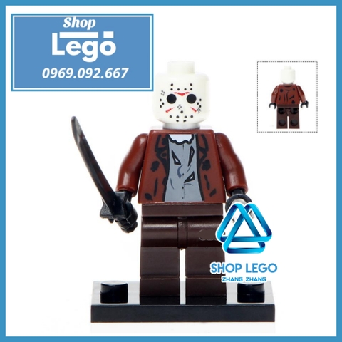 Xếp hình Jason - Ghostface - Jason - Freddy - Michael Myers - Zombie girl - Jigsaw Lego Minifigures WM6003