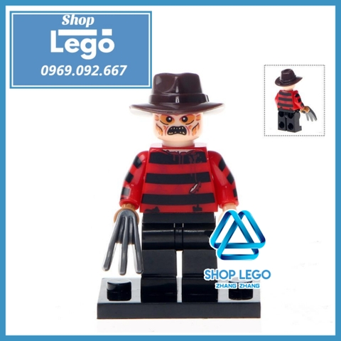 Xếp hình Jason - Ghostface - Jason - Freddy - Michael Myers - Zombie girl - Jigsaw Lego Minifigures WM6003