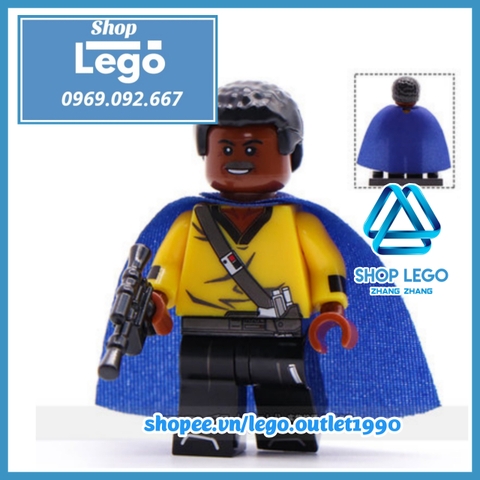 Xếp hình Rey - Finn - Kylo Renn - Dark Rey - Lando - Chewbacca - Emperor Palpatine - Baby Yoda Lego Minifigures WM6081