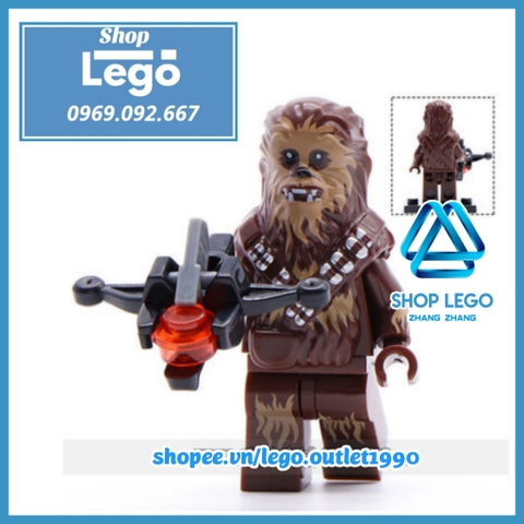 Xếp hình Rey - Finn - Kylo Renn - Dark Rey - Lando - Chewbacca - Emperor Palpatine - Baby Yoda Lego Minifigures WM6081