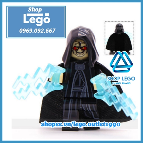 Xếp hình Rey - Finn - Kylo Renn - Dark Rey - Lando - Chewbacca - Emperor Palpatine - Baby Yoda Lego Minifigures WM6081