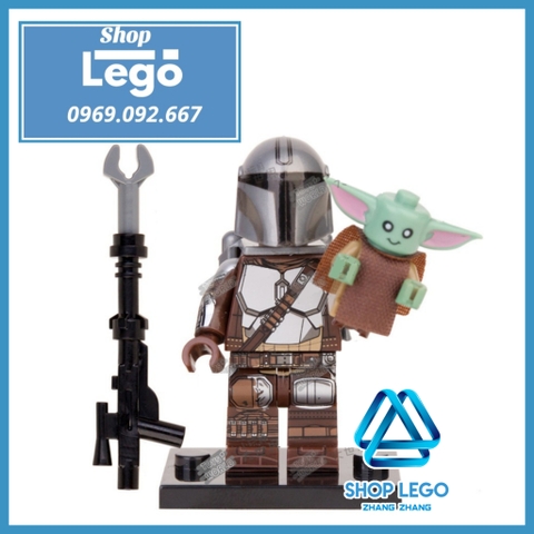 Xếp hình Star Wars The Mandalorian Chiến tranh giữa các vì sao Lego Minifigures Wm899A