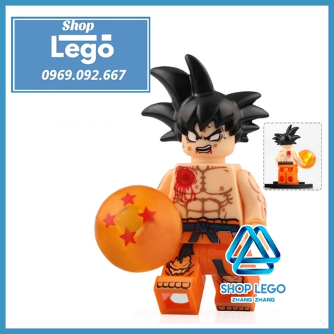 Xếp hình Dragon Ball Android 17 - Krillin
- Tien Shinhan
- Chiaotzu
- Goku - Vegeta Lego Minifigures Koruit KT1007