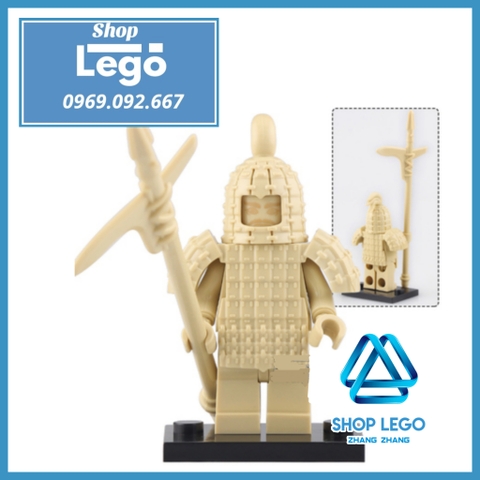 Xếp hình Đội quân đất nung Tần Thủy Hoàng Terra Cotta Warrior Lego Minifigures Koruit KT1089