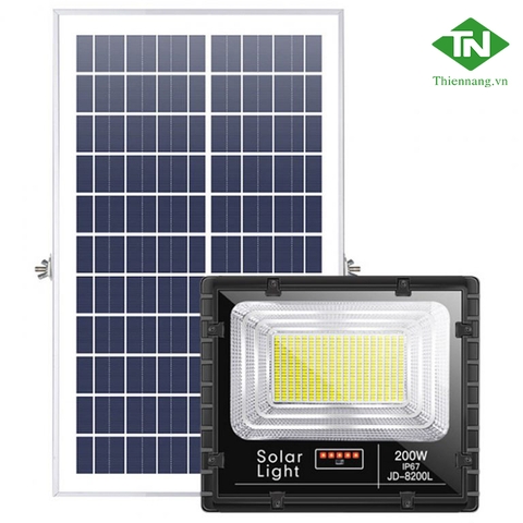 Đèn Pha Năng Lượng Mặt Trời Jindian Phiên Bản JD 8000