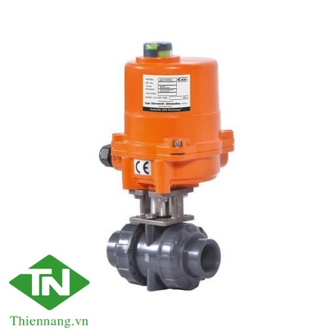 Motorised Upvc True Union / Polypropylene (Pp) Ball Valve With Electrical Actuator