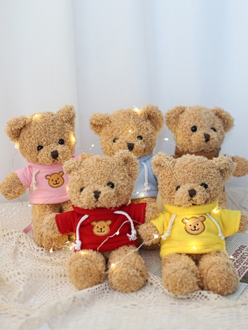 Gấu áo khoác thêu gấu 30cm