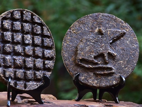 TRÀ VÀNG - BÁNH TRÀ SỐNG 2022 YÊN BÁI 1 TÔM - 3 LÁ 500G BTR CON GIÁP TÝ