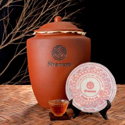 TRÀ VÀNG - CHUM MIX 12 BÁNH TRÀ CHÍN 2025 YÊN BÁI 1T-3L