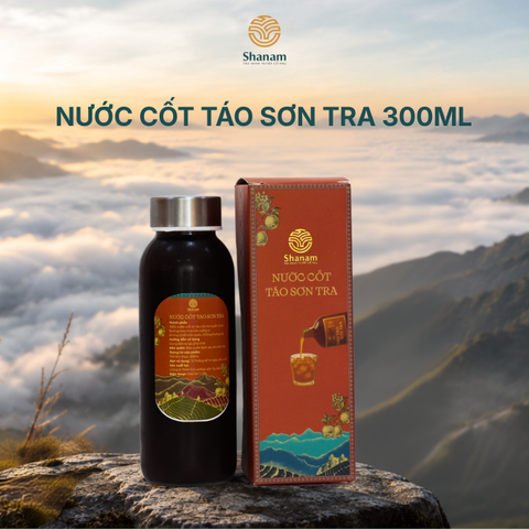 NƯỚC CỐT TÁO SƠN TRA CHAI 300ML