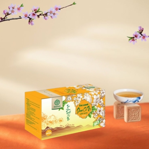 TRÀ XANH ƯỚP NHÀI HỘP TÚI LỌC 60G