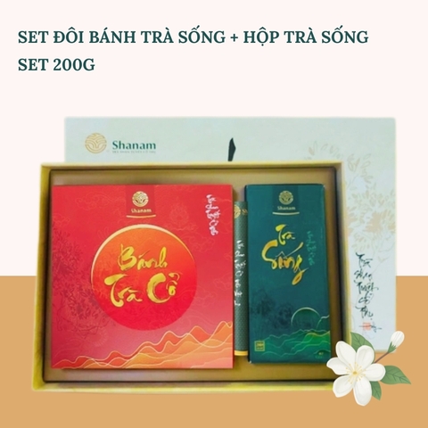 SET MIX TRÀ SỐNG BÁNH + RỜI ( BÁNH TRÀ SỐNG 2023 YÊN BÁI 1T-3L 100G BTR + 1 HỘP TRÀ SỐNG 100G)
