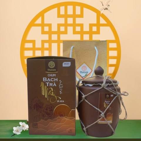 CHUM BẠCH TRÀ MÂY TÀ XÙA 1 TÔM - 2 LÁ 80G