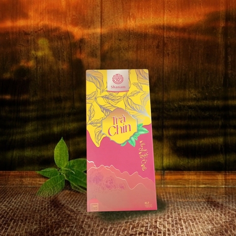 TRÀ VÀNG - TRÀ CHÍN YÊN BÁI 1 TÔM - 3 LÁ HỘP 100G