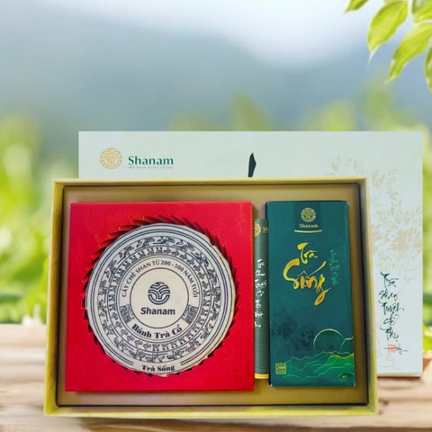 SET MIX TRÀ SỐNG BÁNH + RỜI ( BÁNH TRÀ SỐNG 2023 YÊN BÁI 1T-3L 100G BTR + 1 HỘP TRÀ SỐNG 100G)