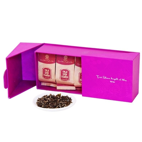 TRÀ XANH THIỆN ƯỚP SEN THƯỢNG HẠNG HỘP 80G