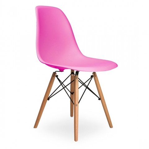 Ghế nhựa chân gỗ Eames