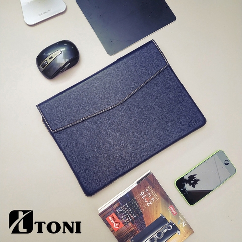 Bao da thật handmade TONI cho Laptop, Macbook 13-16''