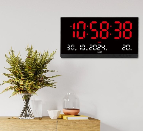 Đồng hồ điện tử kích thước lớn 48x25cm - L12