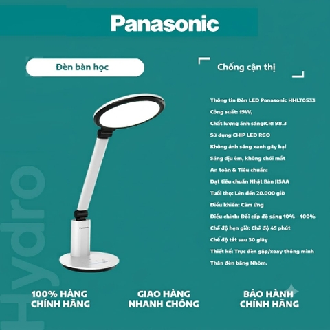 Đèn bàn đèn học chống cận Panasonic HHLT0533