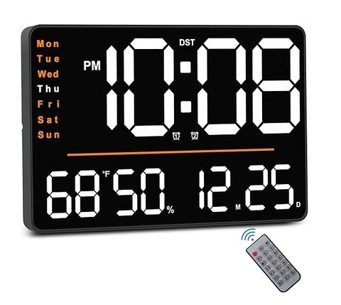 Đồng Hồ LED treo tường Màn Hình Lớn 15,2