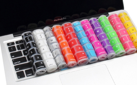 (Update M1, M2, M3) Phủ phím TPU/Silicon nhiều màu cho Macbook các size