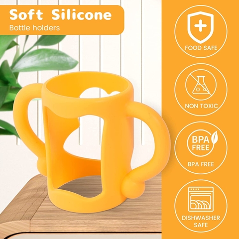 Tay cầm bình sữa silicon phù hợp bình sữa Dr Browns CỔ HẸP / CỔ RỘNG