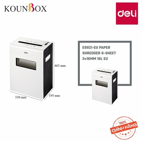 Máy hủy tài liệu Deli 9921