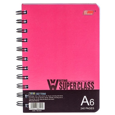 Sổ lò xo Grand 8591 240 trang A6