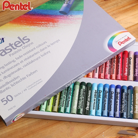 Sáp 50 màu dầu Pentel