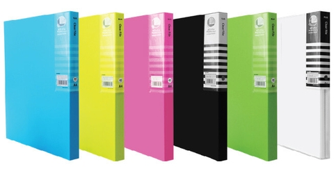 File 40 lá Plus (Clear file happy color)