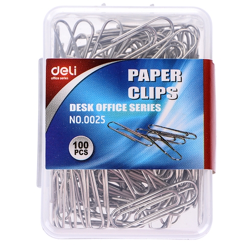 Ghim cài trắng Deli 0025