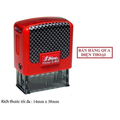 Dấu Shiny "Bán hàng qua điện thoại"