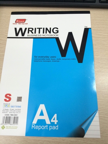 Sổ Xé Pgrand A4 8501 12 tờ