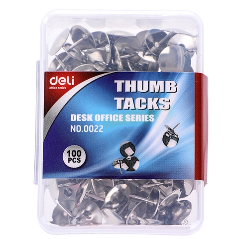 Ghim cắm bảng inox Deli 0022