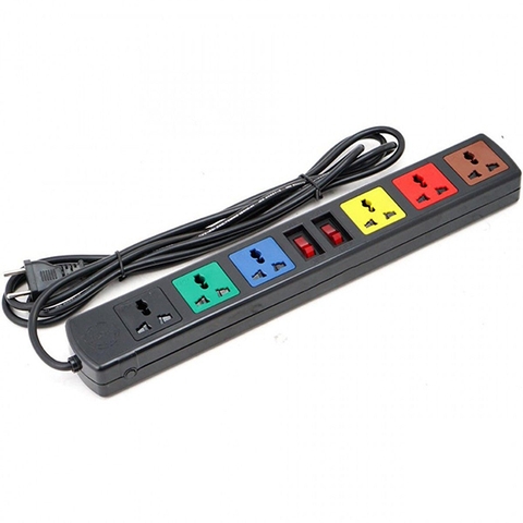 Ổ cắm Li-Oa 6 lỗ đa năng