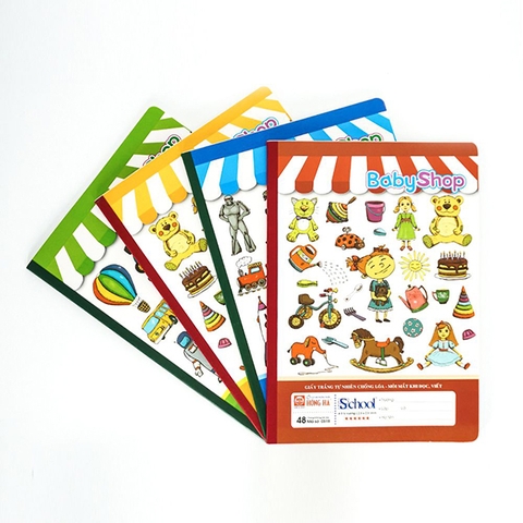 Vở 4 Ôly Hồng Hà 48 trang - Mã số 0518