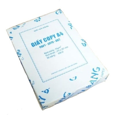 GIẤY A4 BÃI BẰNG TRẮNG 70gsm