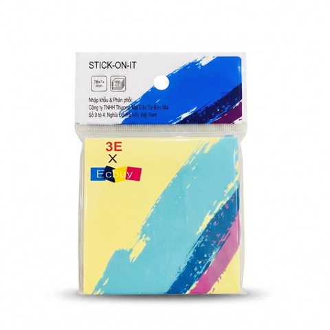 Giấy Note ghi chú 3E x ECbuy 3x3 (76x76mm)