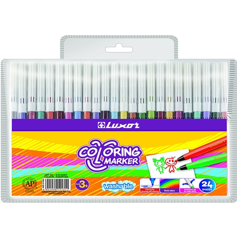 Bút dạ 24 màu Luxor
