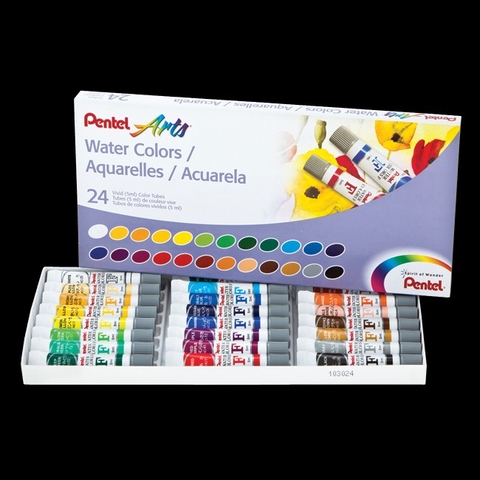 Màu tuýp Pentel (24 màu)