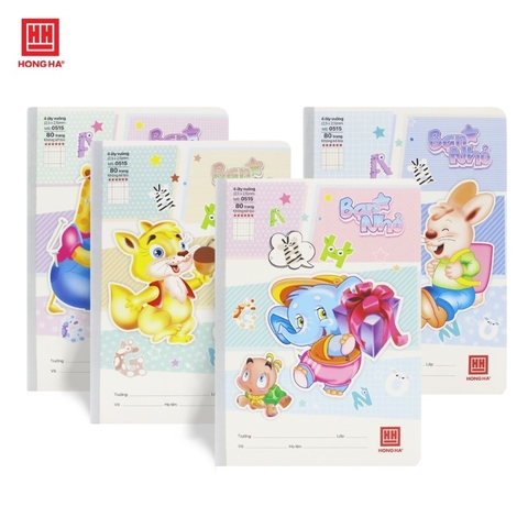 Vở 4 Ô ly 80 trang Hồng Hà School Bạn nhỏ - 0515