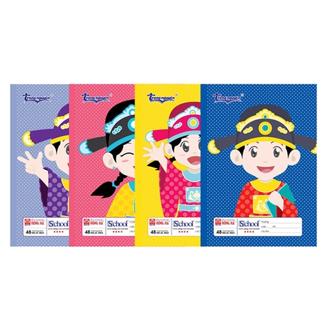 Vở 4 Ôly Trạng Nguyên Hồng Hà 48 trang - Mã số 0563