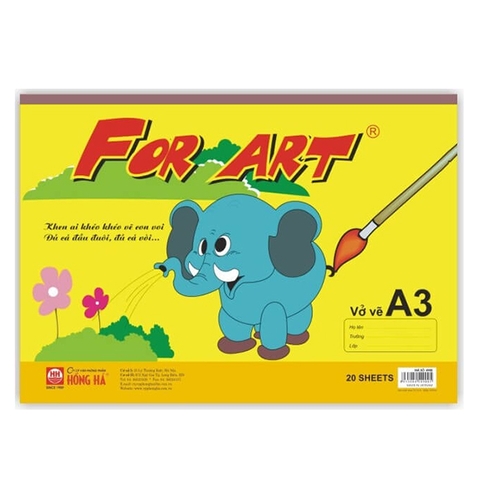 Vở vẽ A3 Hồng Hà 0237