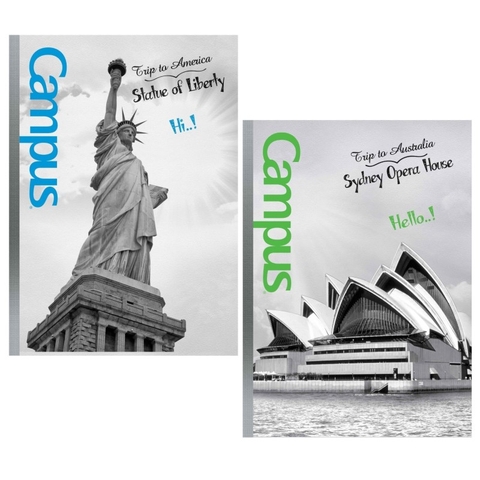 Vở Kẻ Ngang Campus Landscape 80 Trang