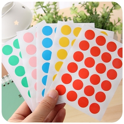 Giấy Decal tròn các màu