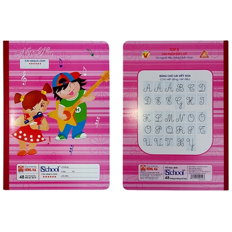 Vở 5 Ôly Hồng Hà 48 trang - Mã số 0519