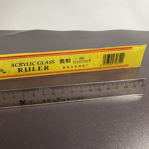 Thước mika 20cm