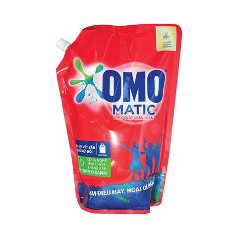 Nước giặt Omo Matic cửa trên túi 2,2kg