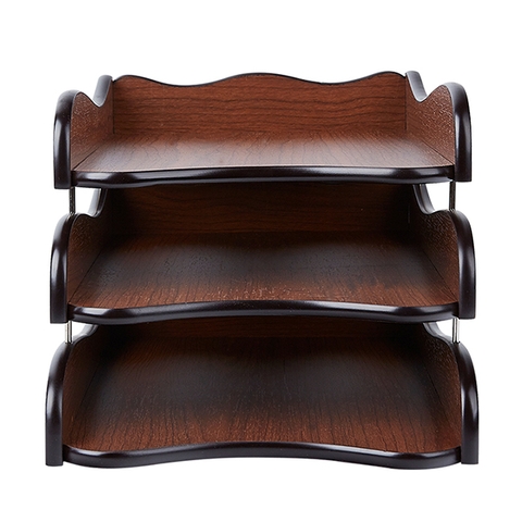 Giá tài liệu 3 tầng gỗ HX-5013